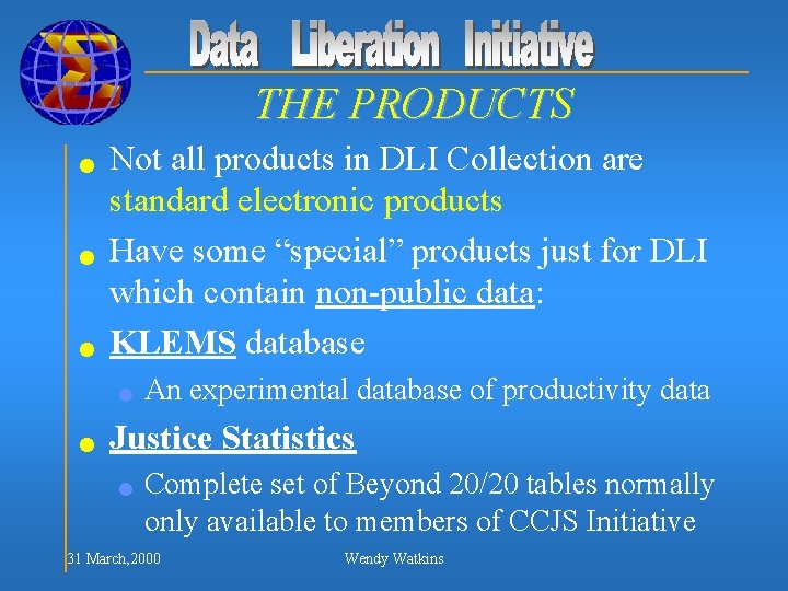 THE PRODUCTS n n n Not all products in DLI Collection are standard electronic