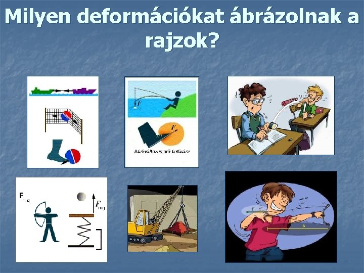 Milyen deformációkat ábrázolnak a rajzok? 