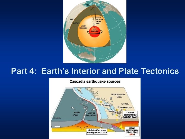 Part 4: Earth’s Interior and Plate Tectonics 