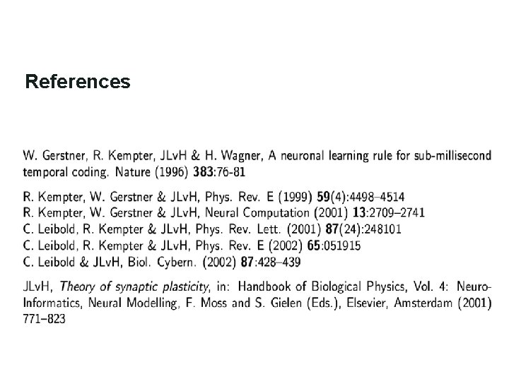 References References