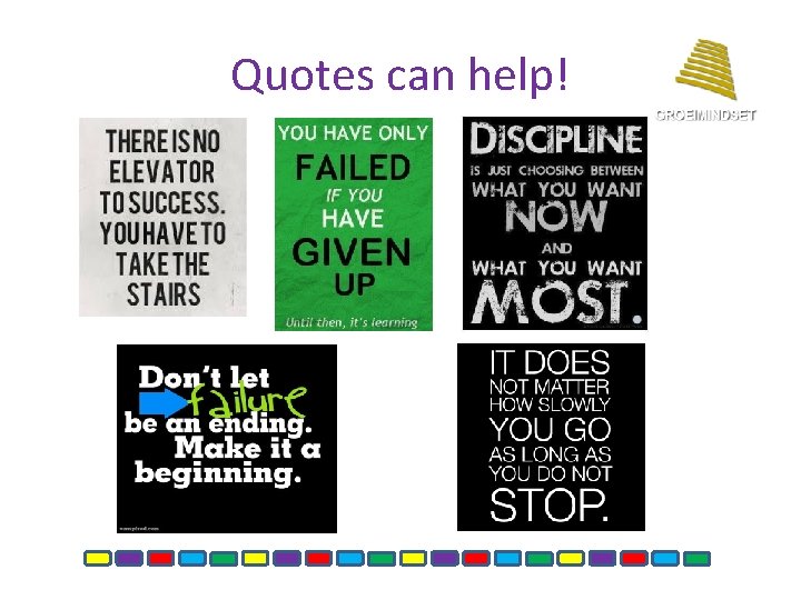 Quotes can help! Quotes can help!