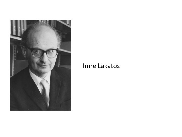 Imre Lakatos 
