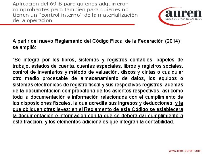 Aplicación del 69 -B para quienes adquirieron comprobantes pero también para quienes no tienen