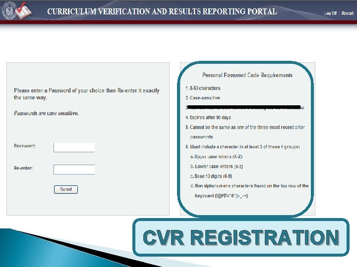 CVR REGISTRATION 