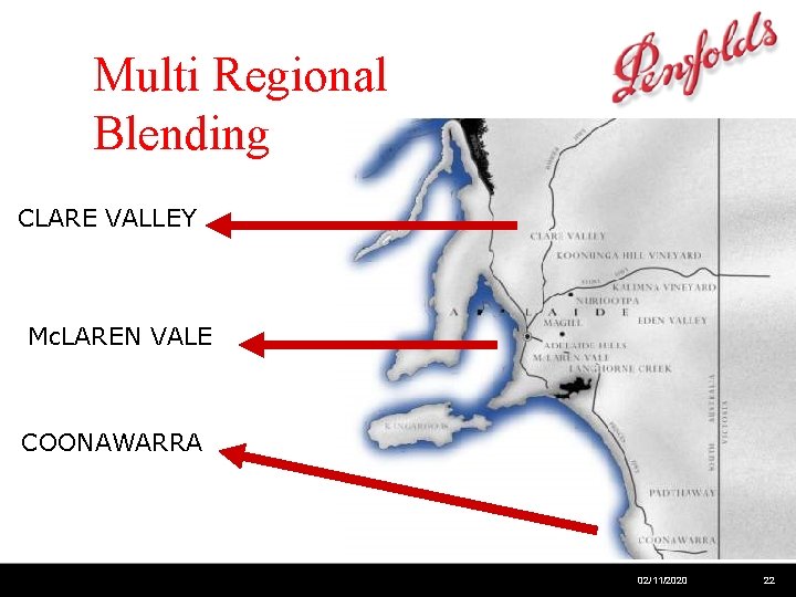 Multi Regional Blending CLARE VALLEY Mc. LAREN VALE COONAWARRA 02/11/2020 22 