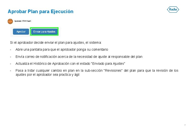 Aprobar Plan para Ejecución Aprobador (KAM Lead) Si el aprobador decide enviar el plan Aprobar Plan para Ejecución Aprobador (KAM Lead) Si el aprobador decide enviar el plan