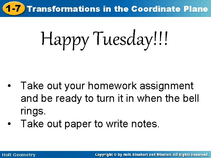 1 7 Transformations in the Coordinate Plane Happy