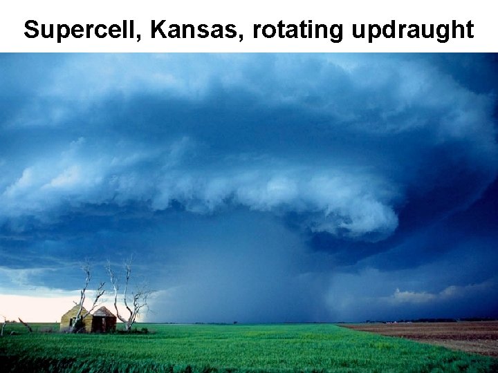 Supercell, Kansas, rotating updraught 