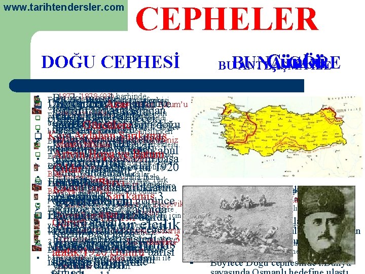 www. tarihtendersler. com CEPHELER DOĞU CEPHESİ § 1877 -1878 (93) Bu iki mesele Ø