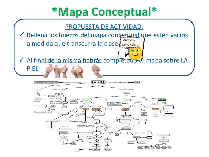 *Mapa Conceptual* PROPUESTA DE ACTIVIDAD: ü Rellena los huecos del mapa conceptual que estén