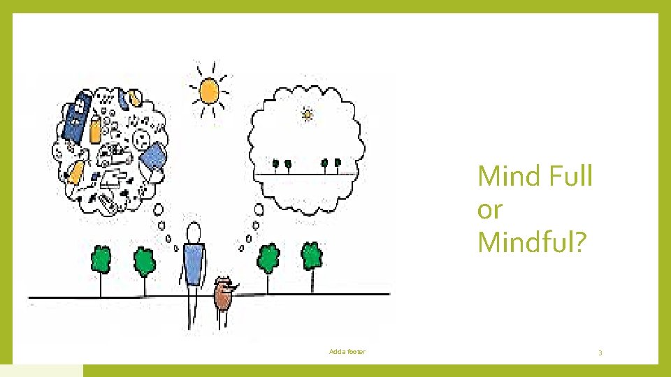 Mind Full or Mindful? Add a footer 3 Mind Full or Mindful? Add a footer 3