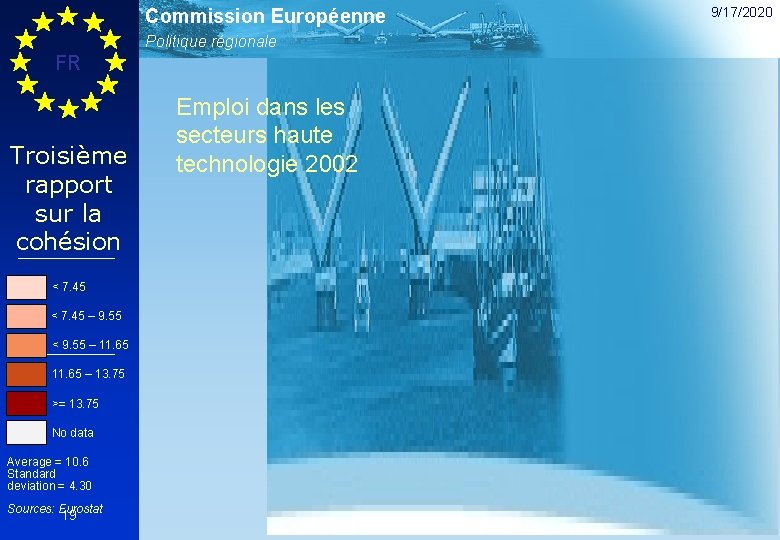 Commission Européenne Politique régionale FR Troisième rapport sur la cohésion < 7. 45 –