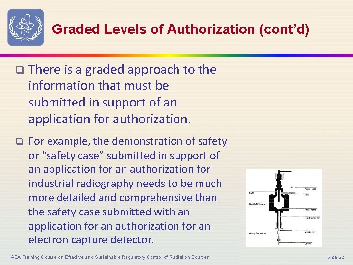 Graded Levels of Authorization (cont’d) q There is a graded approach to the information