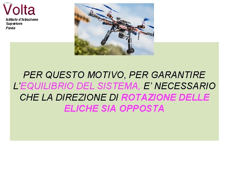 Istituto d'Istruzione Superiore Pavia PER QUESTO MOTIVO, PER GARANTIRE L’EQUILIBRIO DEL SISTEMA, E’ NECESSARIO
