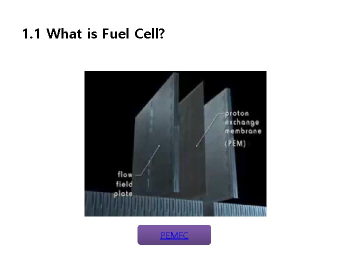 1. 1 What is Fuel Cell? PEMFC 