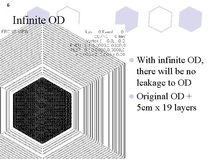 6 Infinite OD l With infinite OD, there will be no leakage to OD