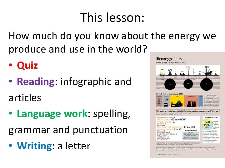 This lesson: How much do you know about the energy we produce and use