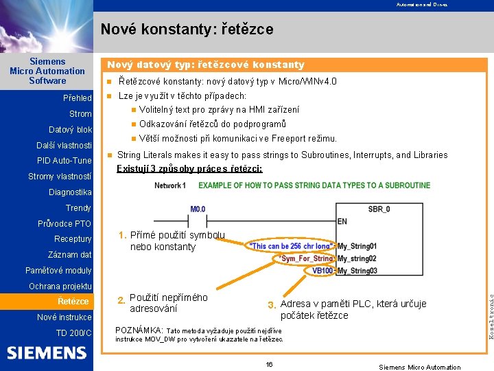 Note: Information supplied in this presentation is preliminary. Consult the user’s manual for the