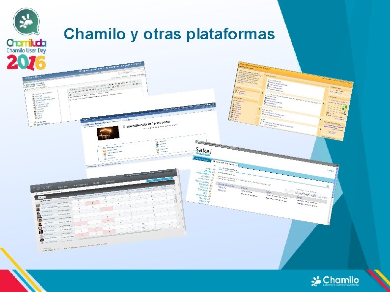 Chamilo y otras plataformas Chamilo y otras plataformas