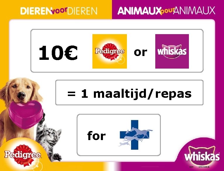 10€ or = 1 maaltijd/repas for BOS NSM A 4 A(2) 23 