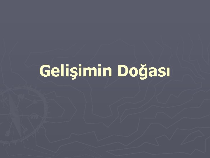 Gelişimin Doğası 