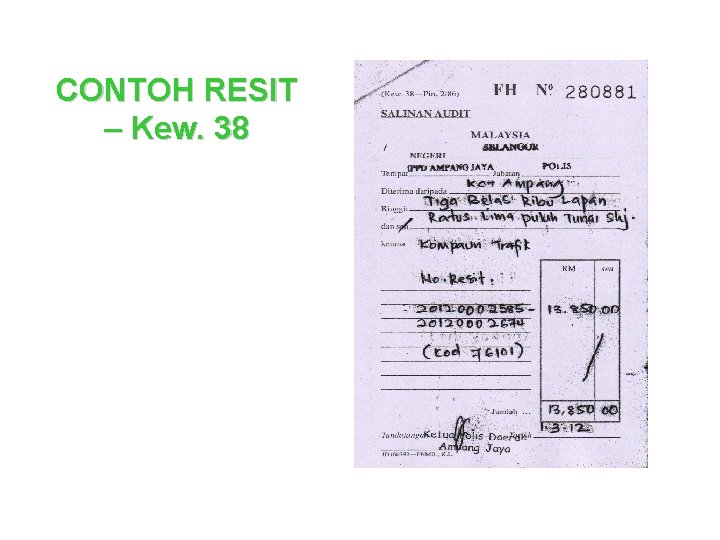 CONTOH RESIT – Kew. 38 