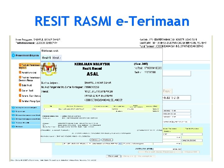 RESIT RASMI e-Terimaan 27 