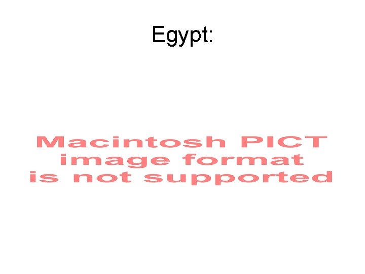 Egypt: 