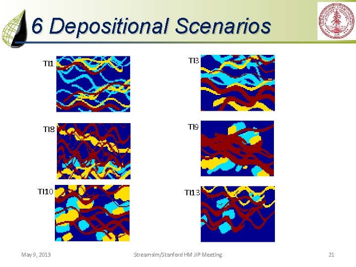 6 Depositional Scenarios TI 1 TI 3 TI 8 TI 9 TI 10 TI