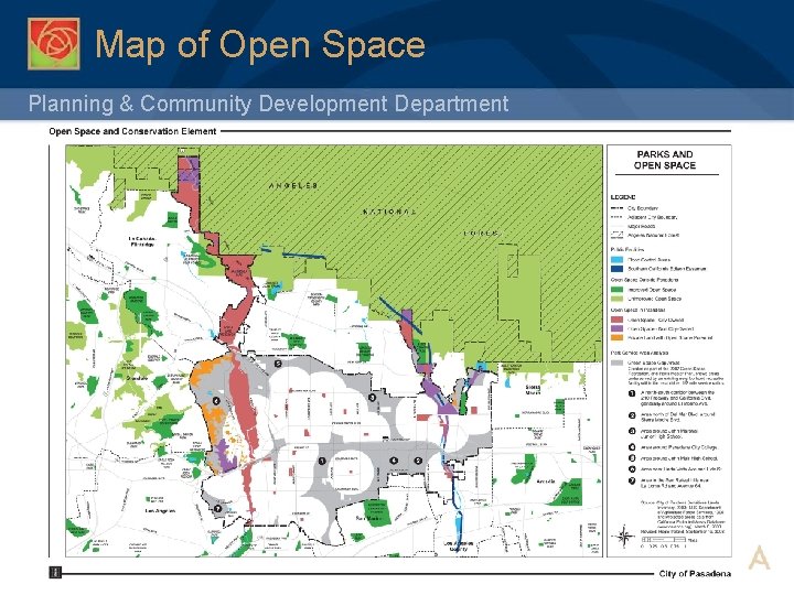 Map of Open Space Planning & Community Development Department 56 