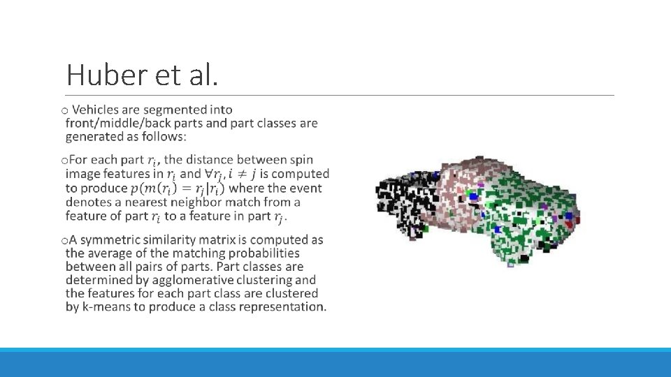 Survey of Object Classification in 3 D Range