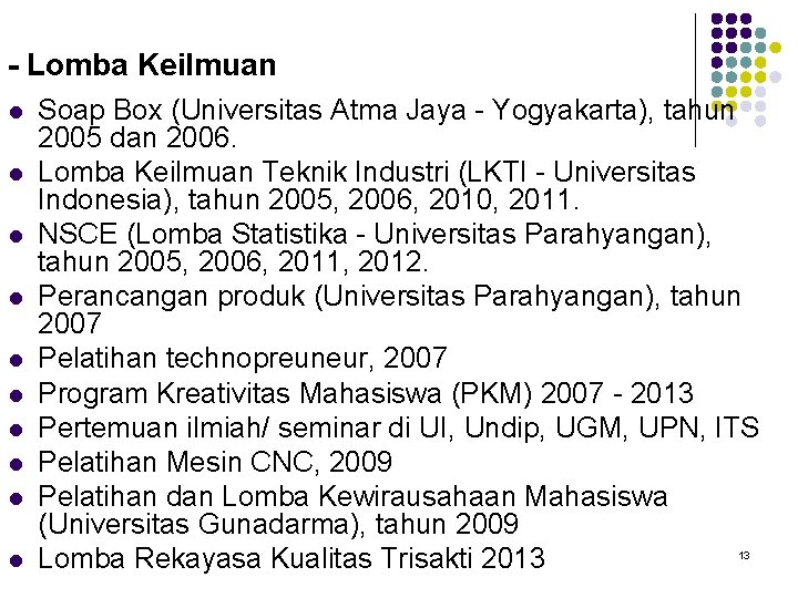 - Lomba Keilmuan l l l l l Soap Box (Universitas Atma Jaya -
