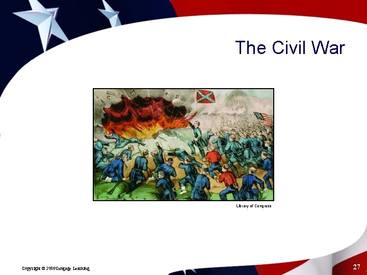 The Civil War Library of Congress Copyright © 2009 Cengage Learning 27 