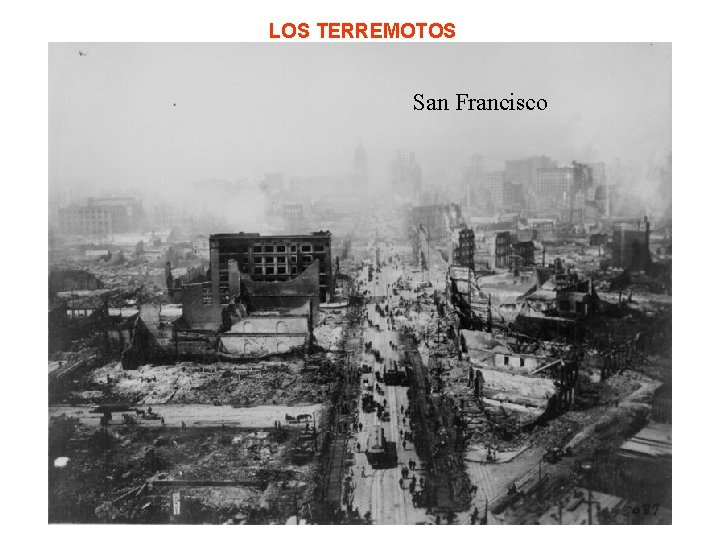 LOS TERREMOTOS San Francisco 