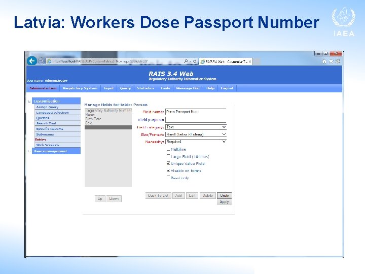 Latvia: Workers Dose Passport Number 