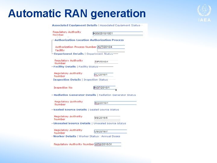 Automatic RAN generation 