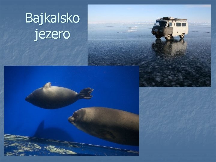 Bajkalsko jezero 