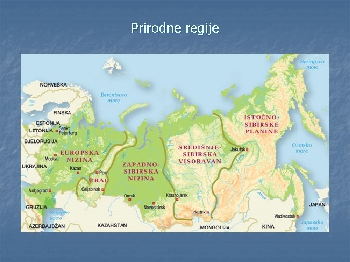 Prirodne regije 