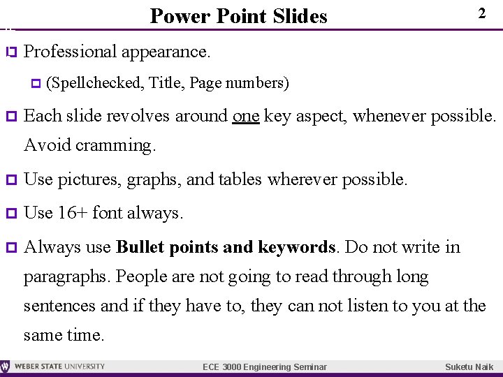 2 / 2 0 1 p 6 Power Point Slides Professional appearance. p p