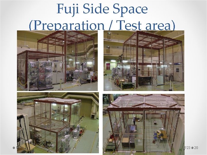 Fuji Side Space (Preparation / Test area) 12 th B 2 GM 2012/7/23 20 Fuji Side Space (Preparation / Test area) 12 th B 2 GM 2012/7/23 20