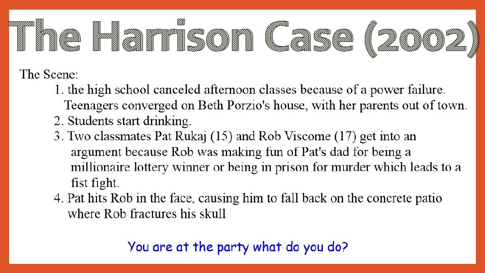 The Harrison Case (2002) 