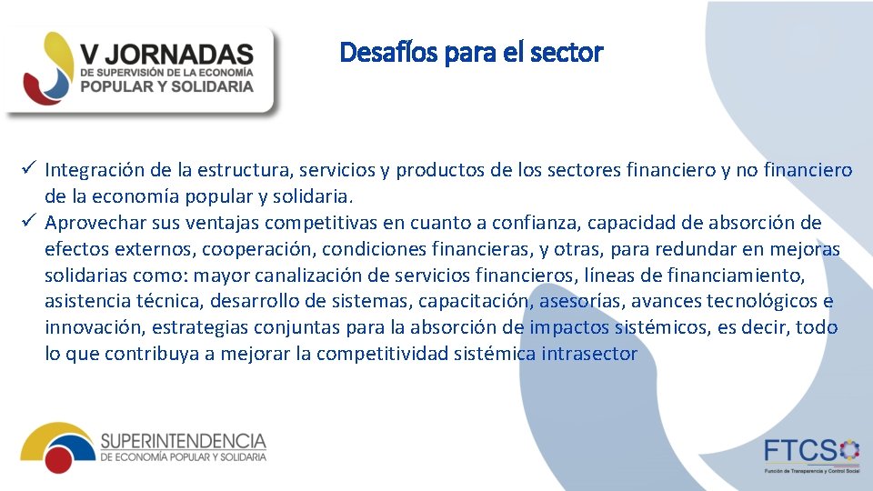Sistema econmico social y solidario Economa popular y