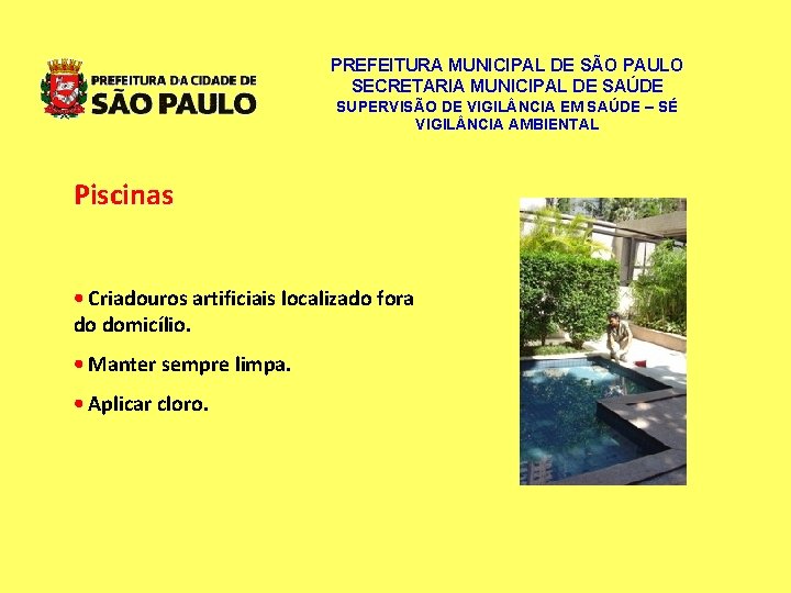 PREFEITURA MUNICIPAL DE SÃO PAULO SECRETARIA MUNICIPAL DE SAÚDE SUPERVISÃO DE VIGIL NCIA EM PREFEITURA MUNICIPAL DE SÃO PAULO SECRETARIA MUNICIPAL DE SAÚDE SUPERVISÃO DE VIGIL NCIA EM