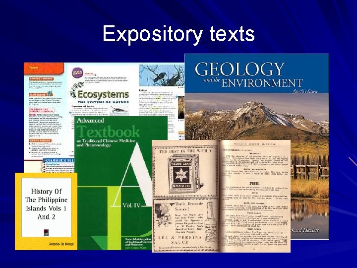 Expository texts 