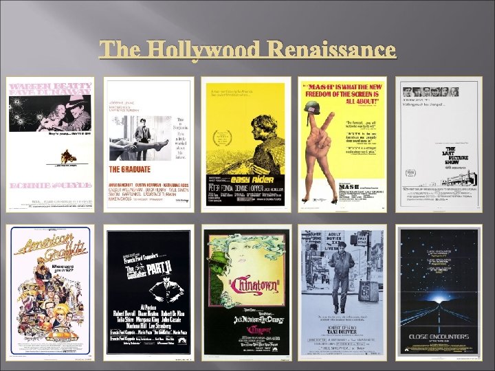 The Hollywood Renaissance 