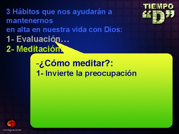 3 Hábitos que nos ayudarán a mantenernos en alta en nuestra vida con Dios: