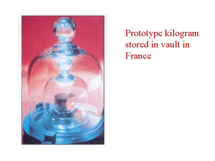 Prototype kilogram stored in vault in France 