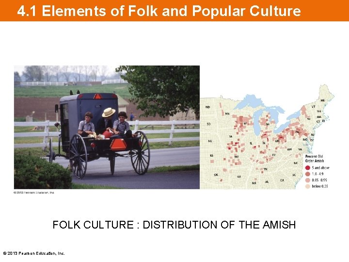 4. 1 Elements of Folk and Popular Culture FOLK CULTURE : DISTRIBUTION OF THE