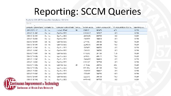 Reporting: SCCM Queries 