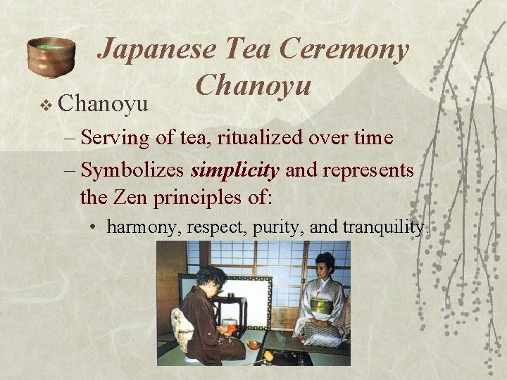 Japanese Tea Ceremony Chanoyu v Chanoyu – Serving of tea, ritualized over time – Japanese Tea Ceremony Chanoyu v Chanoyu – Serving of tea, ritualized over time –